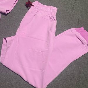 Figs high waisted joggers color dusk size small